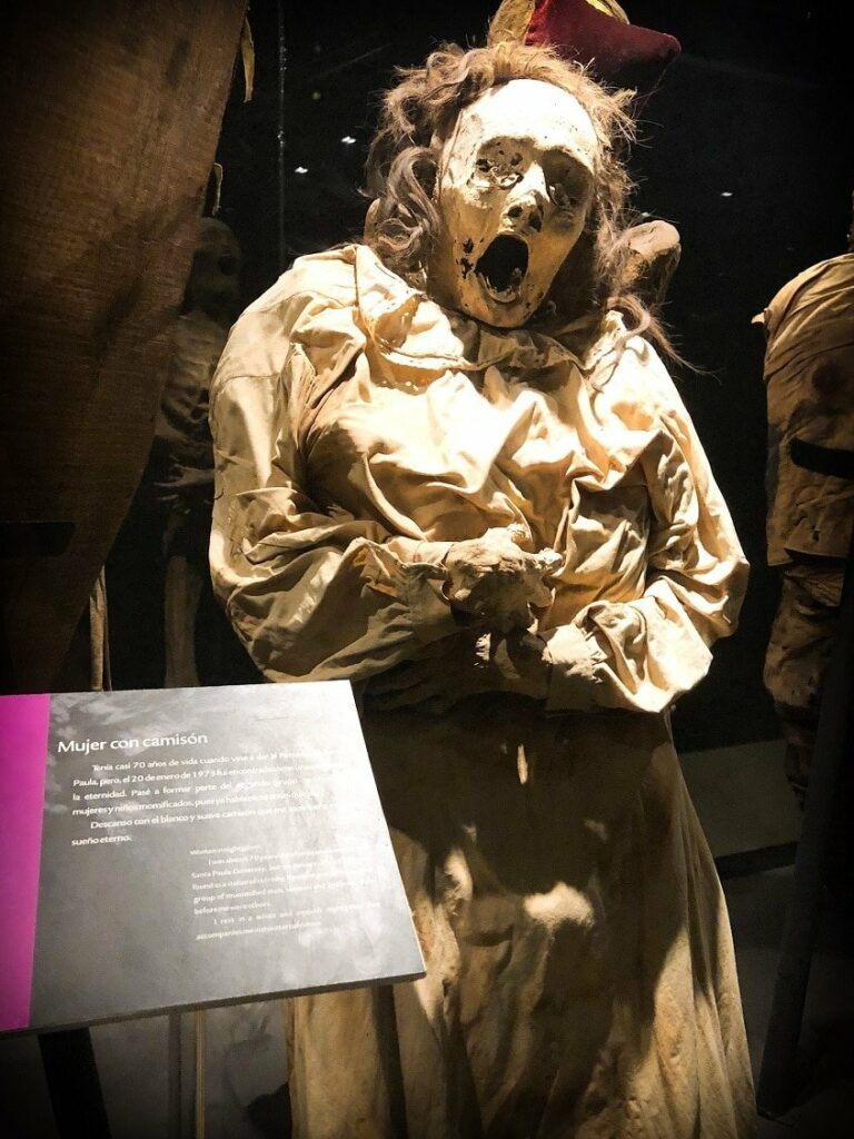 Mummies in Mexico at the Mueso de las Momias in Guanajuato