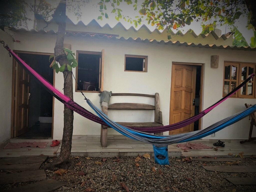 Hammocks at an Airbnb in Mexico, where families can book for Airbnb family travel