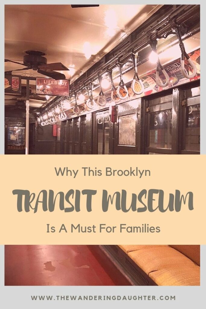 Why This Brooklyn Transit Museum Is A Must For Families | The Wandering Daughter |

A trip to this Brooklyn transit museum, known as the New York Transit Museum, is a must for families interested in learning about the history of New York City's iconic subway system. #familytravel #NewYork #NewYorkCity #NYC #subway #transitmuseum #worldschooling