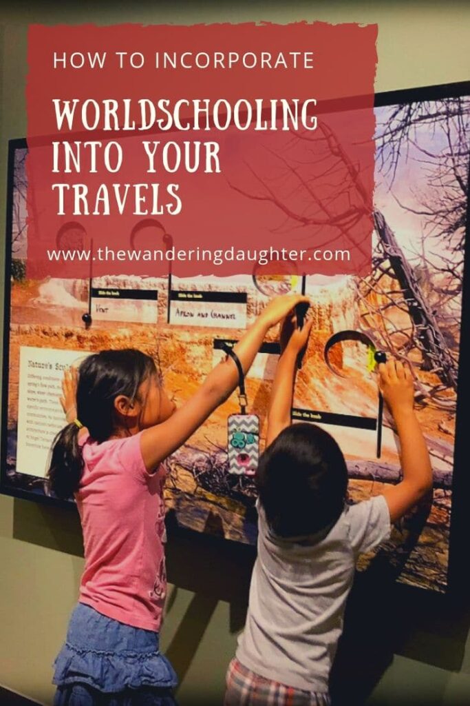 How To Incorporate Worldschooling Into Your Travels | The Wandering Daughter |

Families can reap the educational benefits of traveling by doing more experiential learning activities. Here's how to incorporate worldschooling into your travels. 
#worldschooling #familytravel #benefitsoftravel
