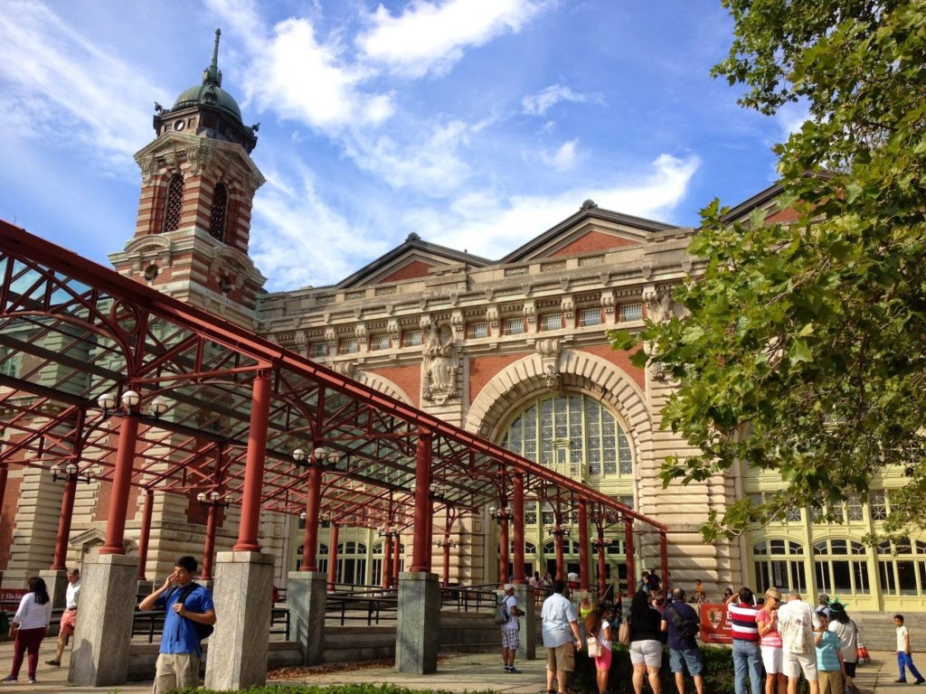 A building on Ellis Island in New York, an option for exploring New York with a toddler