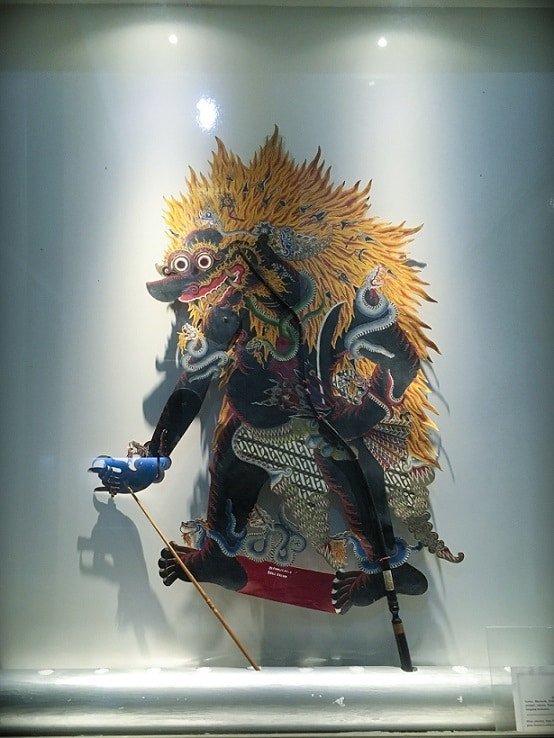 A puppet at the Wayang Museum, one of the attractions in Jakarta