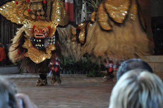 Barong dance performance, an Indonesia trip cost