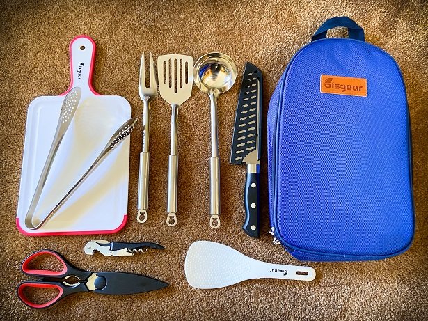 Kitchen utensils for car camping essentials