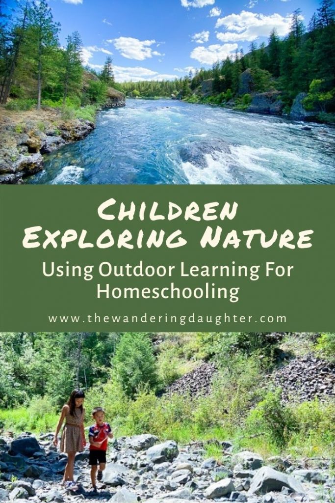Children Exploring Nature: Eight Ways To Use Outdoor Learning For Homeschooling | The Wandering Daughter
