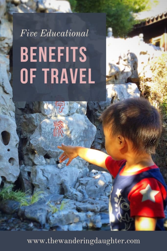 Five Educational Benefits of Travel | The Wandering Daughter | Five reasons why travel is educational for kids. Looking at the educational benefits of travel.