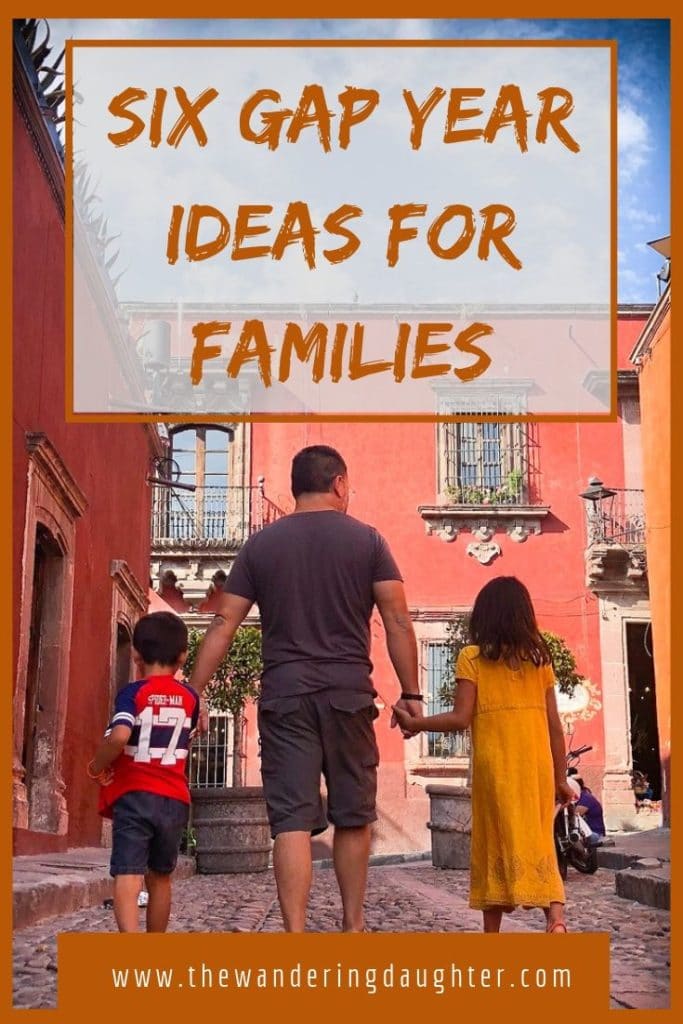 Six Gap Year Ideas For Families | The Wandering Daughter |
For families considering taking their kids around the world and doing long term travel, here re six gap year ideas to get started on travel planning. #familytravel #gapyear #longtermtravel #kidsaroundtheworld #gapyearideas

