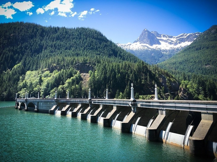 Diablo Dam at North Cascades National Park, one of the underrated national parks in the west