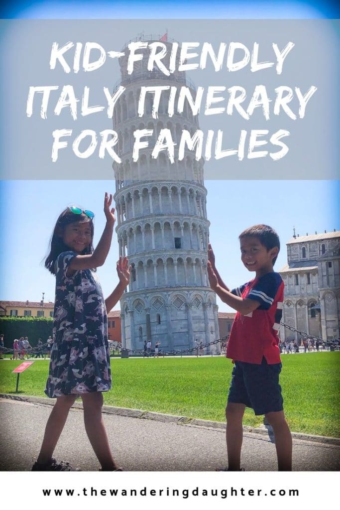Kid-Friendly Italy Itinerary For Families | The Wandering Daughter |
Tips for planning a trip to Italy with kids. Ideas for Italy activities for kids, to help families explore things to do in Italy. #familytravel #italy #foodie #parmesan
