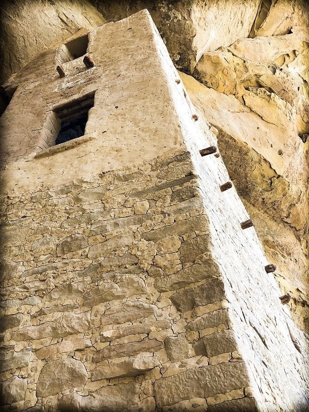 An Ancestral Pueblo structure at Mesa Verde National Park, one of the national parks in the west