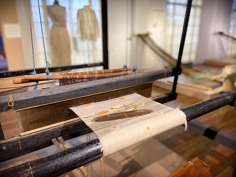 A weaving exhibit at the National Museum of Anthropology, where tourists can visit during one day in Manila
