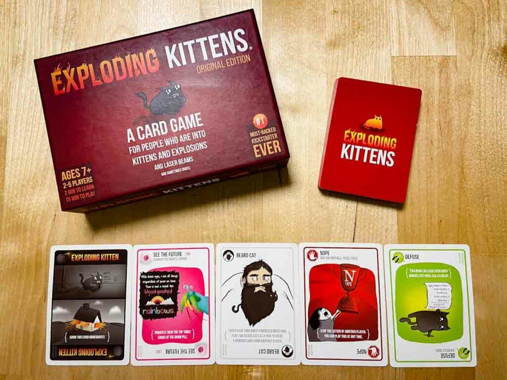 Exploding Kittens 2 Player Edition, Travel Friendly Card Game