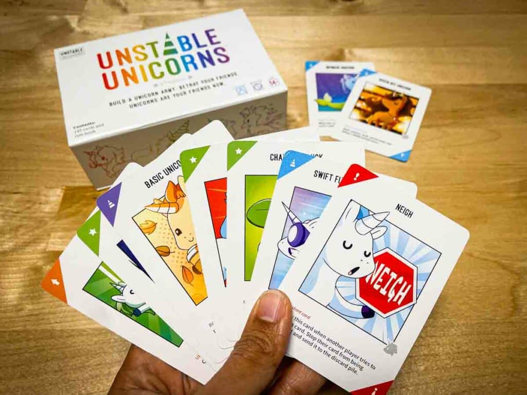 travel card games for adults